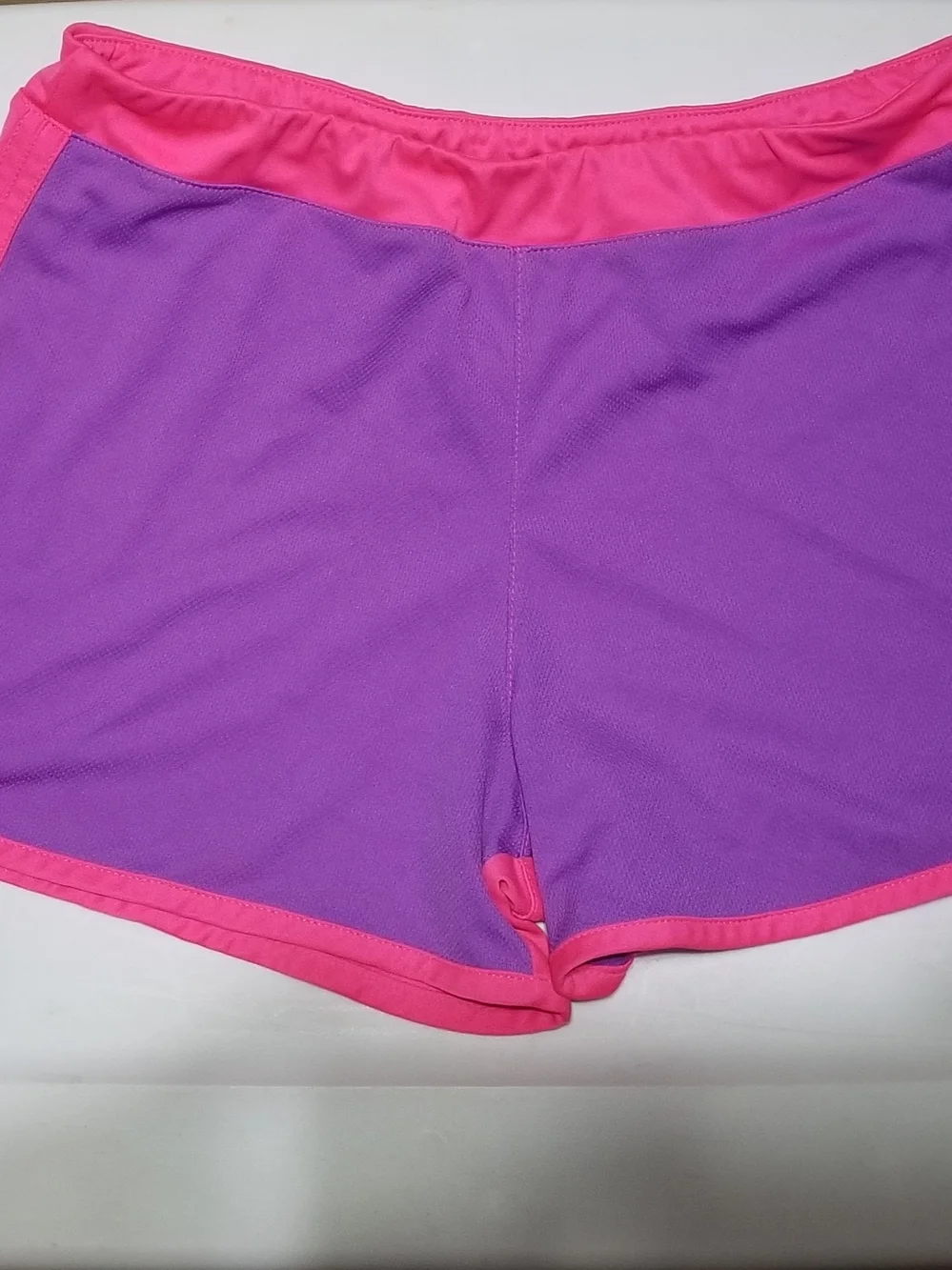 BCG Kid's XL Bright Pink and Purple Mesh Shorts